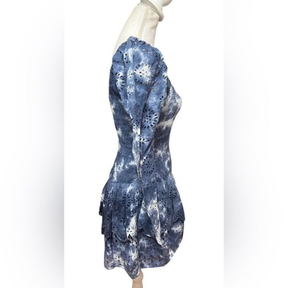 LoveShackFancy Cedria Dress Hand Dyed Midnight - Picture 3 of 5